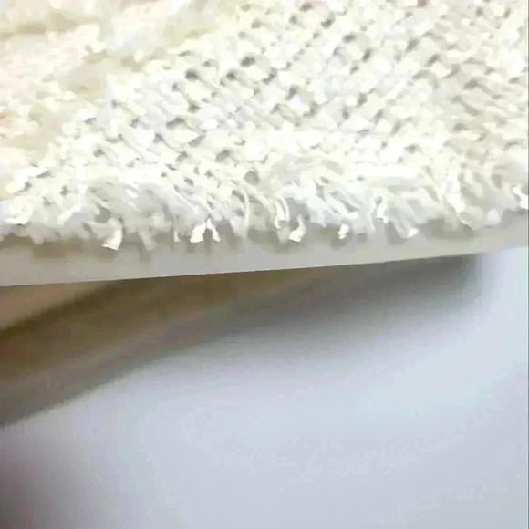 Elie Tahari Cream Geometric Tweed Miniskirt Pencil Skirt Size 2 EUC - Picture 6 of 12